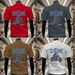 Trendy Motorcycle Printed Loose Short Sleeved Summer American High-end Trend Versatile Pure Cotton Men's T-shirt_viptrois.com
