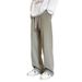 Drape Casual Pants Men 2025 Autumn And Winter American High Street Sports Sweatpants Loose Straight Wide Leg Trousers Trendy Brand_viptrois.com