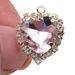 New Decorative Love Color Jewel Crystal Diamond Shoes Flower Shoe Buckle DIY I-button Shoe Accessories Accessories_viptrois.com