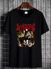 Incantation T Shirt LARGE Death Metal Disma Mortician Profanatica Immolation Streetwear Summer Casual Fashion Graphic Homme Versatile Soft_viptrois.com