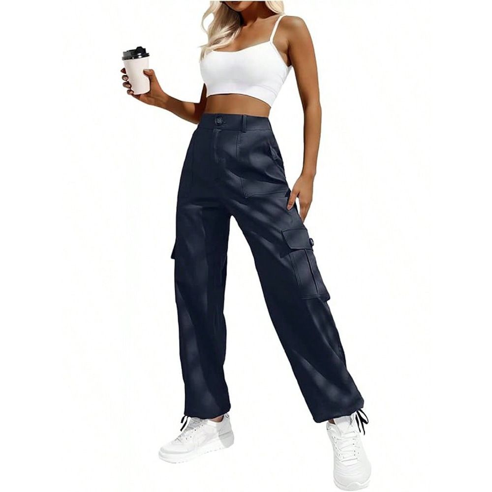 AMen's Clothing Commerce American Retro Casual Pants For Women, New Spring/autumn 2025 Style, Loose Fitting Cargo Pants._viptrois.com