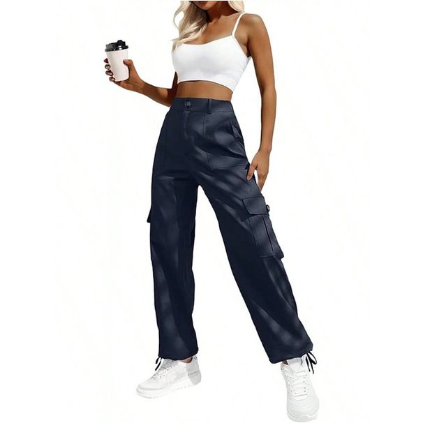AMen's Clothing Commerce American Retro Casual Pants For Women, New Spring/autumn 2025 Style, Loose Fitting Cargo Pants._viptrois.com