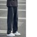 Men's Washed Grey Relaxed Fit Sweatpants | Heavyweight Dropped-Crotch Joggers With Anti-Pilling Brushed Interior | Vintage-Inspired Streetwear_viptrois.com
