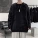 Loom Distressed Sweater Men Autumn Winter Japanese Retro Casual Split Knitwear Ins Trendy Loose Knit Jacket_viptrois.com