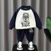 kids'clothing Children's casual fashion sports suit trend two-piece set_viptrois.com