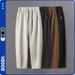 Men's Relaxed Fit Fleece-Lined Straight Leg Pants - Winter Warm Casual Trousers With Roomy Cargo Design (Black, Charcoal, Paris Grey, Coffee)_viptrois.com