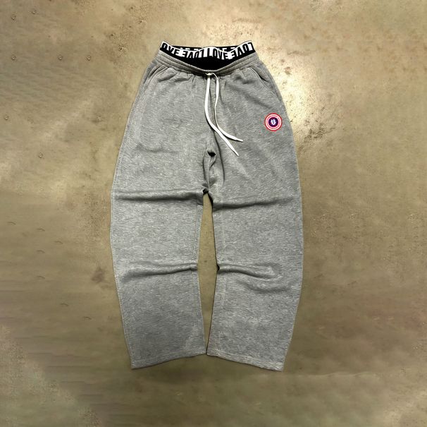 Men's Clothing Spring/Summer Loose Casual Y2K Street Style US Map Print Casual Pants With Double Waistband Patchwork_viptrois.com