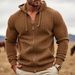 Spring Autumn New Men Sweatshirts Long Sleeve Hoodie Coats Zipper Solid Plaid Jacquard Jacket Male Loose Hoodies Man Clothing_viptrois.com
