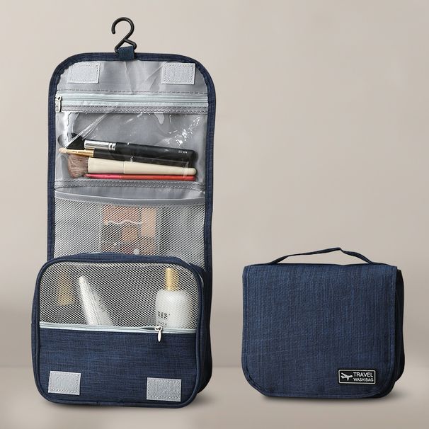 Storage Bags Fashion Travel Business Toiletry Bag, Can Hang Dry And Wet Separation Storage Bag, Large Capacity Toiletry Storage Bag_viptrois.com