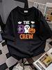 The Boo Crew Cute Halloween Ghost Pumpkin Bat & Adults T-Shirt T-Shirt For Women Casual Slightly Breathable Designer Clothes Versatile Streetwear Top For Everyday Wear Graphic Women Summer Casual Women Top Graphic Tees Unisex Female Comfortable_viptrois.com