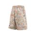 Men's American Style Graffiti Knit Shorts Trendy Brand Letter Print Summer Thin Style Retro Beach Vacation Five Point Pants_viptrois.com