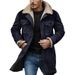 A Retro Long European And American Suede Jacket With Color Contrast And Patchwork For Men's Outerwear In Autumn And Winter 2025_viptrois.com