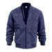 2026 Men's Leather Suede Jacket - Fall/Winter Fashion Casual Zip Pullover Long Sleeve Baseball Shirt Coat_viptrois.com