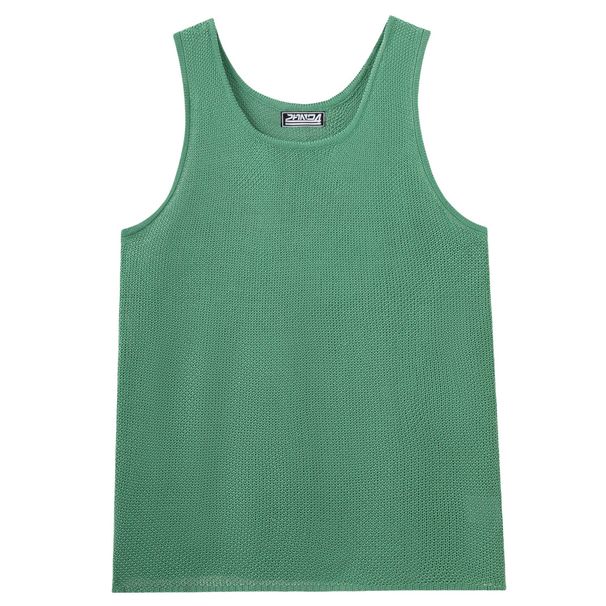 Pulse Summer Shirt Top Export Cross-Border Men's Clothing Casual Loose Knitted Sports Vest SY0111_viptrois.com