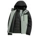 Unisex 3-in-1 Waterproof Ski Jacket With Detachable Fleece Liner – Windproof Winter Coat For Hiking, Camping & Outdoor Work_viptrois.com