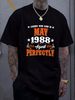 Legends Were Born In May 1988 Birthday Gift T Shirt S 6xl Graphic Soft Designer Clothes Slightly Streetwear Top For Everyday Wear Breathable_viptrois.com