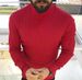 Loom 2019 New Cross-Border Hot-Selling Autumn Slim Fit Long Sleeve High Round Neck Pullover Knitted Sweater Top_viptrois.com