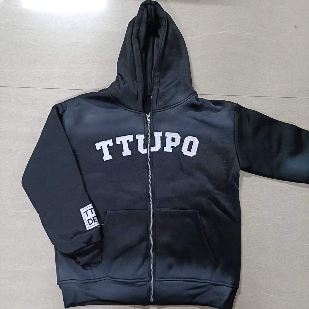 Men's 3D Print Zip-Up Hoodie - Streetwear Jacket With Bold Graphics, Oversized Fit (Black, S-XL)_viptrois.com
