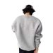 Long Sleeved Solid Color Round Neck Hoodie With Trendy Temperament And Fashionable Design Sense, Versatile Loose Top_viptrois.com