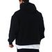Autumn and winter leisure loose letter hooded sweater sports fitness coat pullover men's running training stretch_viptrois.com