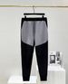 Men's Clothing New Men's Knitted Back Tapered Sweatpants Sports Leisure Training Pants 496 Back Zipper_viptrois.com