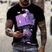 Men's Clothing New Age Reducing Paper Box Printed Short Sleeved T Shirt For Summer Men And Women Loose Fashion Casual Half Sleeved Top Trend_viptrois.com