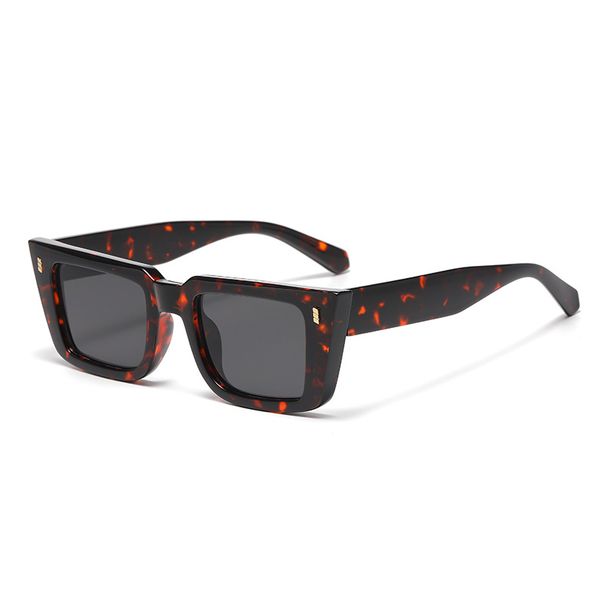 Men's Sunglasses New Cat Eye Sunglasses For Men And Women, High End Photo Taking Retro Square Anti Ultraviolet Sunglasses_viptrois.com