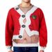 Pure Cross-Border New European Size Casual Unisex Snowman Christmas Print Pullover Crew Neck Sweatshirt For Men_viptrois.com