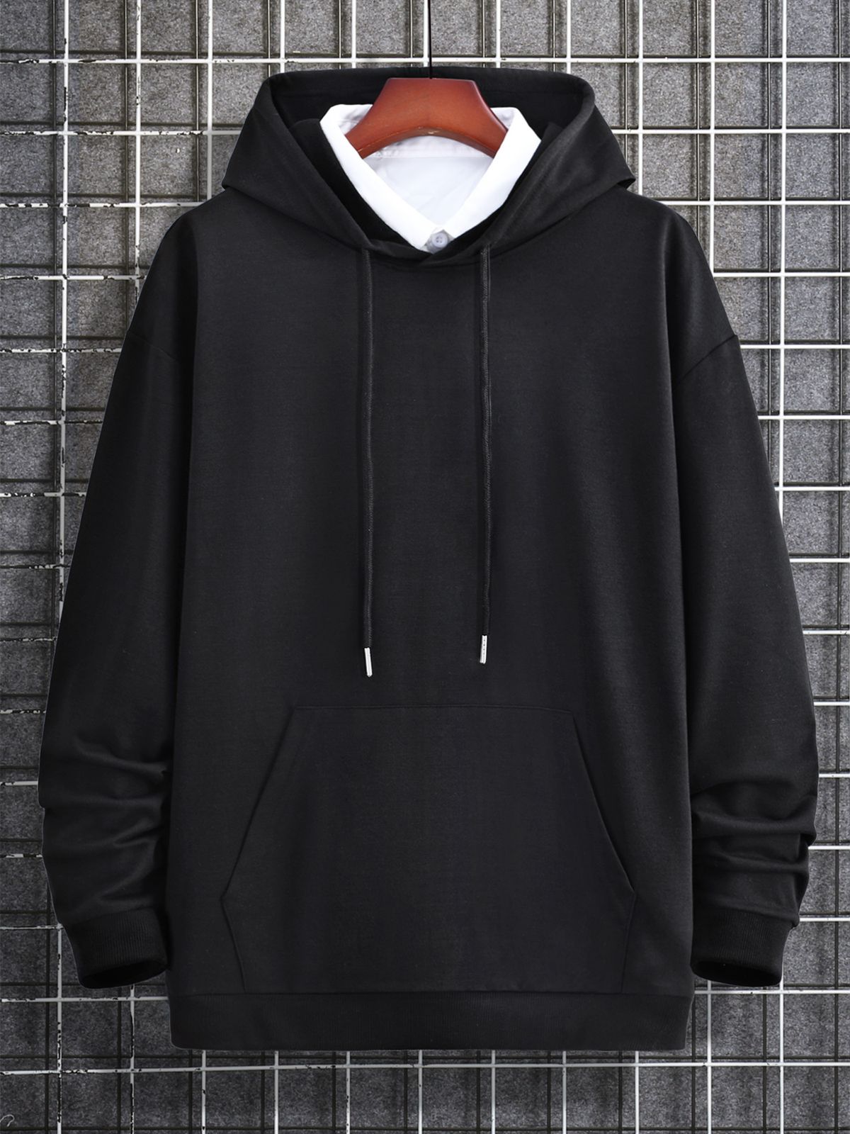Men's Graphic Print Hooded Sweatshirt, Trendy Loose Fit Pullover For Teens & Couples, Unisex Casual Streetwear_viptrois.com