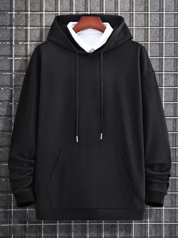Men's Graphic Print Hooded Sweatshirt, Trendy Loose Fit Pullover For Teens & Couples, Unisex Casual Streetwear_viptrois.com