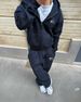Men's Trendy Embroidered Logo Sweatpants And Jacket Set_viptrois.com