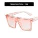Purple Oversized Cat Eye Sunglasses - Women's Retro Fashion Shades For Street Style & Driving UV400 Protection One-Piece Frame_viptrois.com