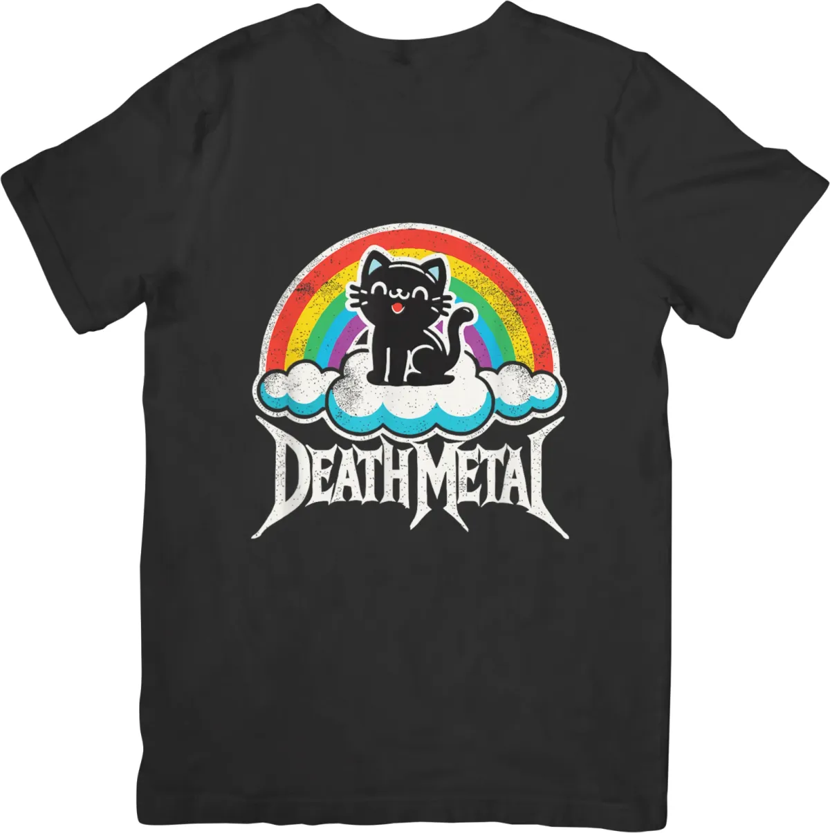Heavy Metal Music Unisex Fit For Men & Women Quality Cotton T-Shirt Mens Womens Tees Top Black_viptrois.com