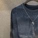 Men's Clothing Autumn Collection Starry Sky Long Sleeve Sweatshirt, Crew Neck, Trendy, Fashionable, Autumn Men's Top, Pullover, Light Luxury_viptrois.com