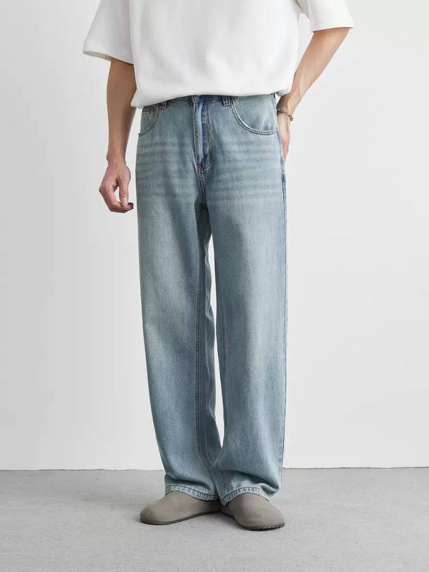 New 2025 Summer Thin Straight-cut Jeans_viptrois.com