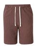 Men's Clothing Summer Men's Casual Shorts Multicolor Striped Casual Shorts Drawstring Pockets For Formal & Casual_viptrois.com