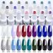 Arte Clavo 20Pcs Colour Gel Nail Polish Set For Semi Permanent Varnishes Gel 15ML DIY Manicure Oleoresin Nail Gel Art Design_viptrois.com