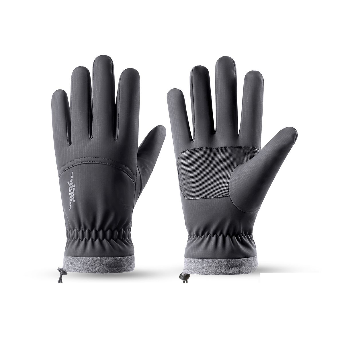 Cycling Gloves Ski Gloves Men's Winter Velvet Thickened Waterproof Touch Screen Non Slip Cycling Warm Gloves_viptrois.com