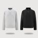 Men's Clothing Half Zip Sweatshirt Men's Half-Zip Sweatshirt Soft Breathable 360g Matte Fabric Business Casual Pullover For Autumn Winter_viptrois.com
