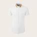 Men's -Inspired Embroidered Short-Sleeve Shirt – Breathable Cotton Blend With 3D Floral Patterns (Slim Fit, Spring/Summer Casual Wear)_viptrois.com