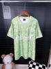 Men Elastic Polyester All Over Botanical Print Football Tee Crew Neck Quick Dry Athletic Casual Top_viptrois.com