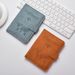 Passport Covers PU Leather Passport Cover Spot Magnetic Buckle Passport Holder Multifunctional Durable Anti Magnetic Anti Theft ID Bag_viptrois.com
