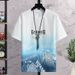 Manufacturer Wholesale Short-sleeve For Men, Summer Korean Trendy Simple Half-sleeve Tops, Hong Kong Style Loose Casual_viptrois.com