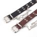 Trendy waistband, fashionable double exhaust eyechain terms, Korean version of punk style women's waistband_viptrois.com