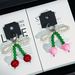 Bag Pendant Cherry Candy, Large Round Beads, Colorful Pearls, Beaded Bags, Pendants, Mobile Phone Chains, Pendants_viptrois.com