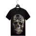Men's Clothing Hot Diamond T Shirt Men's Short Sleeved Skull Trend T Shirt Spirit Guy Large Size Casual Men's Half Sleeved Mercerized Cotton_viptrois.com
