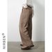 Men's Clothing Four Colors Men's Suit Trousers Drape Suit Trousers Straight Loose Wide Leg Trousers Versatile Casual Trousers_viptrois.com