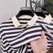 Men's Clothing Short Sleeved Shirt High End Lapel Shirt Loose Large Size Versatile Tops Men_viptrois.com
