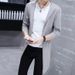 Men's Clothing Youth Windbreaker Men's Spring And Autumn Fashion Men's Mid Length Tops Slim Student Handsome Cape Men's Jacket_viptrois.com
