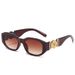 VOOTHOST Brand Designer Vintage Oval Sunglasses Men Women Classic Big Frame Fuchsia Sun Glasses eyewear With Leather Glasses Case F0120_viptrois.com